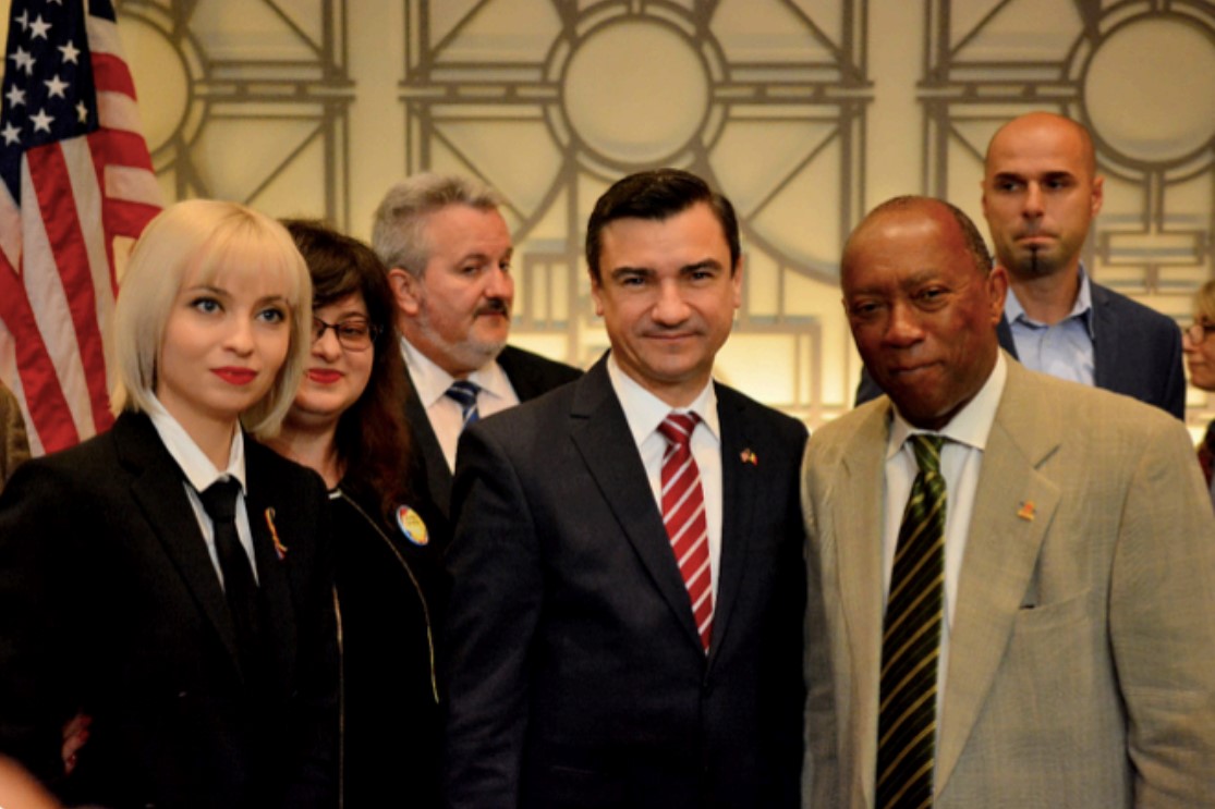 Meeting with Patricia Harrington – Division manager Houston City Hall Mayor’s Youth Council and Daniel Juravle, Head of Economic Cooperation Office Iasi City Hall